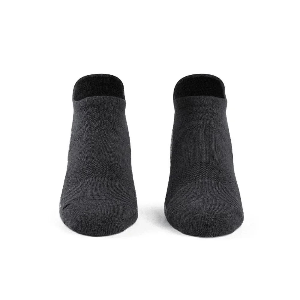 MISSION Unisex Performance Heel Tab, Medium, Black 2,  2-Packs Size M